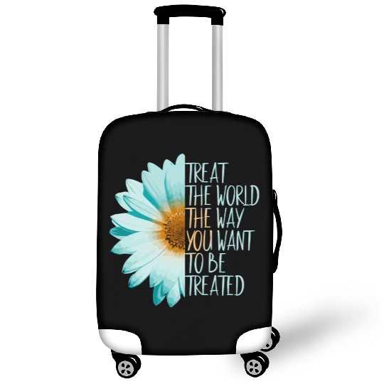 Be The Change Treat The World Luggage Covers