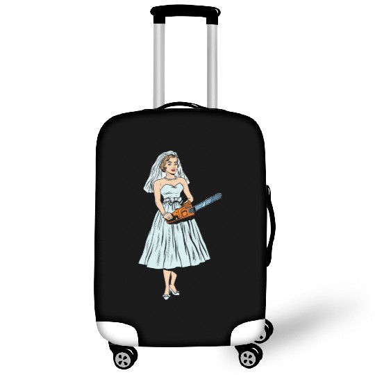 Chainsaw Bride Chainsaw Vintage Luggage Covers