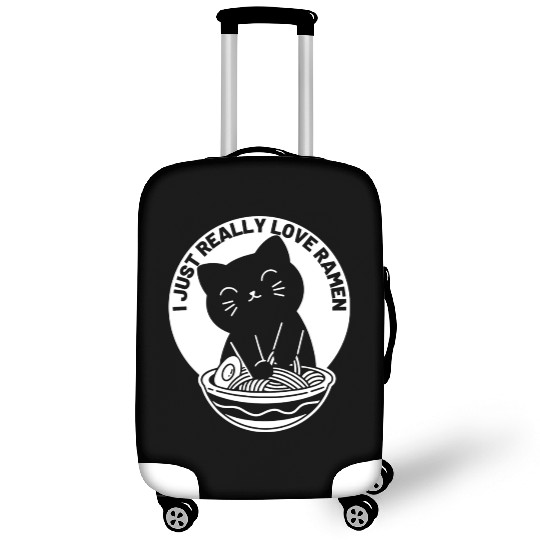 I Just Really Love Ramen Cat Lover Luggage Covers