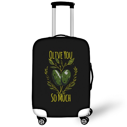 Olive Love Pun Olive Oil I Love You Luggage Covers