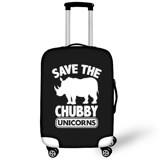 Save The Chubby Unicorns Fat Rhino Vintage Luggage Covers