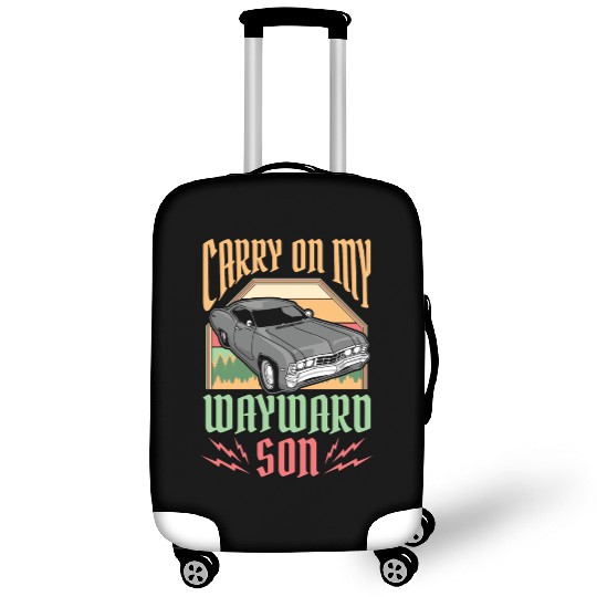Carry On My Wayward Son Supernatural Luggage Covers