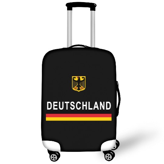 Deutschland Flag And Emblem Germany Luggage Covers