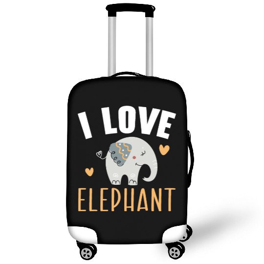 Elephant Lover Wildlife Animal Zoo Zookeeper Luggage Covers