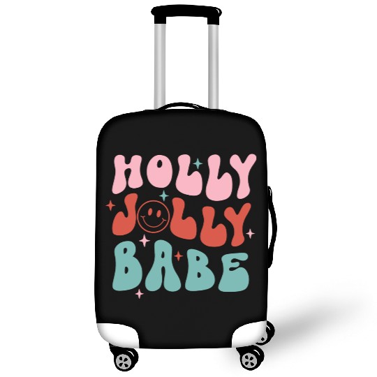 Holly Jolly Babe Luggage Covers