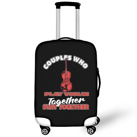 Violin Violinist Couple Luggage Covers