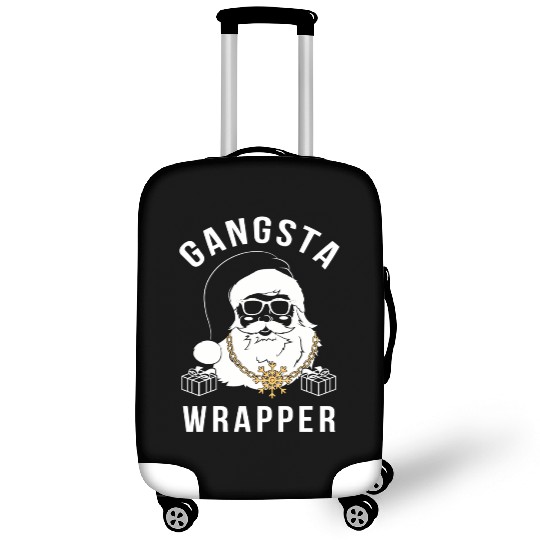 Gangsta Wrapper Gangster Santa Luggage Covers
