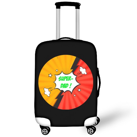 Super-dad, super-hero. Best dad. Father's day. Luggage Covers