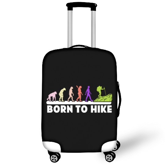 Born to Hike Mountain fan Wanderlust Hikers Luggage Covers