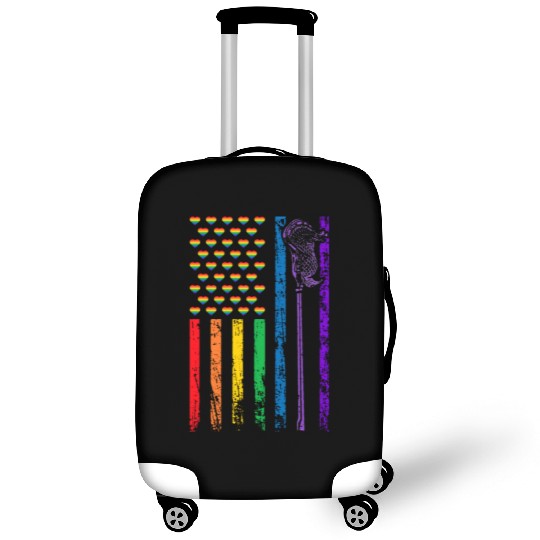 American Sports Rainbow Flag LGBT Pride Month Luggage Covers