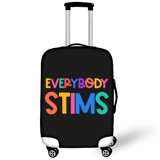Everybody Stims Autism Special Ed Teacher Social Luggage Covers