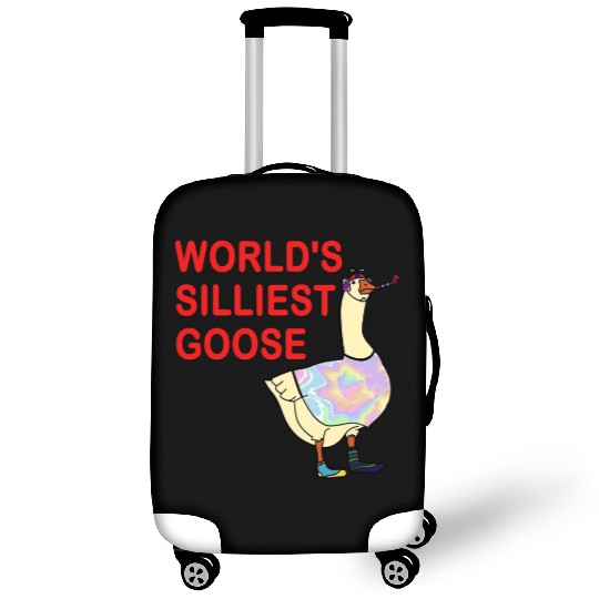 World's Silliest Goose Luggage Covers