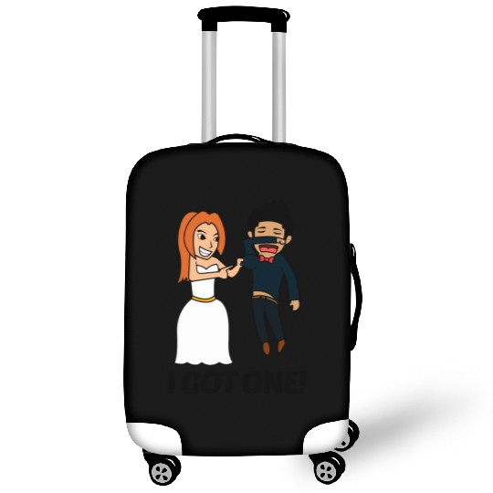 FUNNY BRIDE TO BE I BRIDE SQUAD JUST MARRIED GIFT Luggage Covers