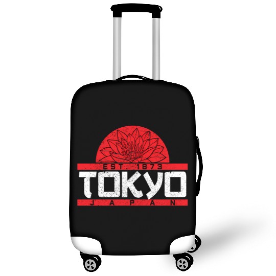 Tokyo Japan Est 1873 Lotus Japanese Luggage Covers