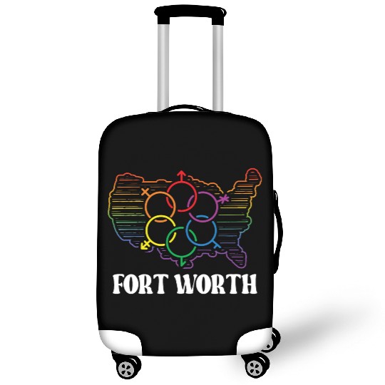 Fort Worth Pride Month Pride Flag LGBT Community L Luggage Covers
