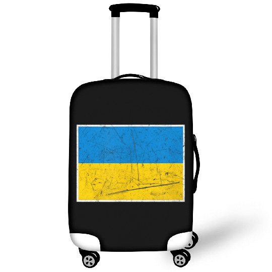 Ukraine Flag With Ukrainian National Colors Luggage Covers