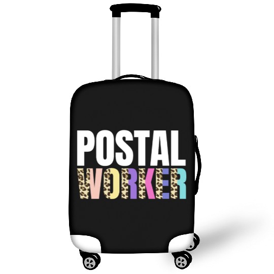 Postal Worker Leopard Design Luggage Covers