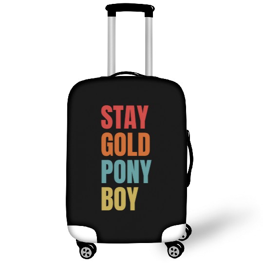 Stay Gold Pony Luggage Covers