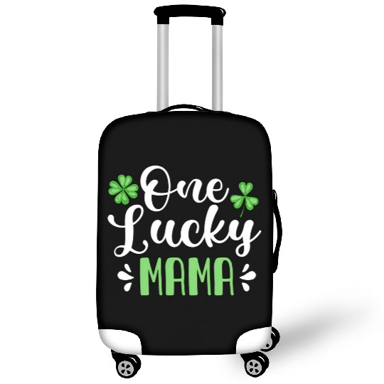 One Lucky Mama St Patrick'S Day Mother Shamrock Mo Luggage Covers