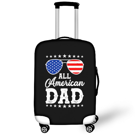 4th Of July Patriotic American Dad Us Luggage Covers