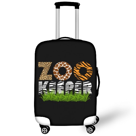 Zookeeper African Animals Zebra Wild Savanna Luggage Covers