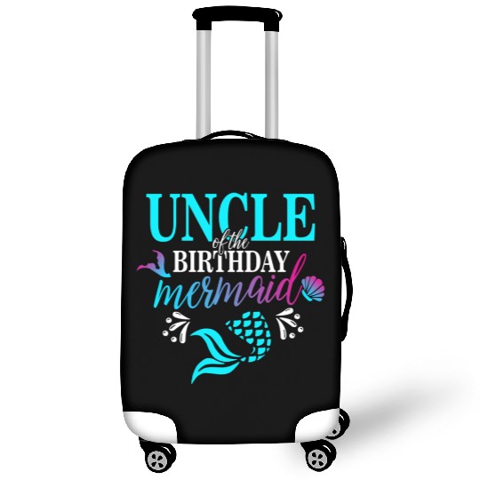 Uncle Of The Mermaid Family Luggage Covers