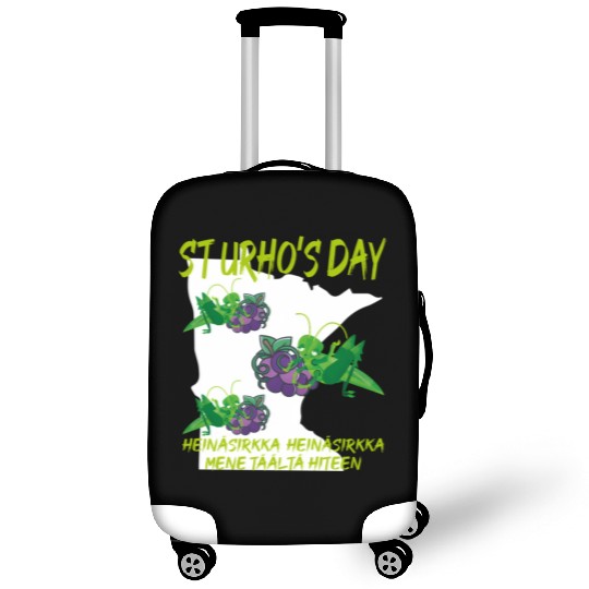 St Urhos Day Grasshopper Grapes Vineyard Minnesota Luggage Covers