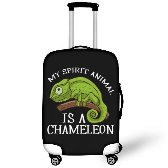 My Spirit Animal Is A Chameleon Lizard Chameleon Luggage Covers