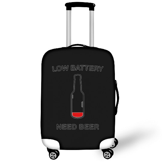 Low Battery Need Beer Novelty Af Luggage Covers