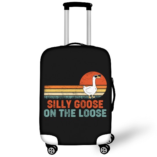 Silly Goose On The Loose Saying Luggage Covers