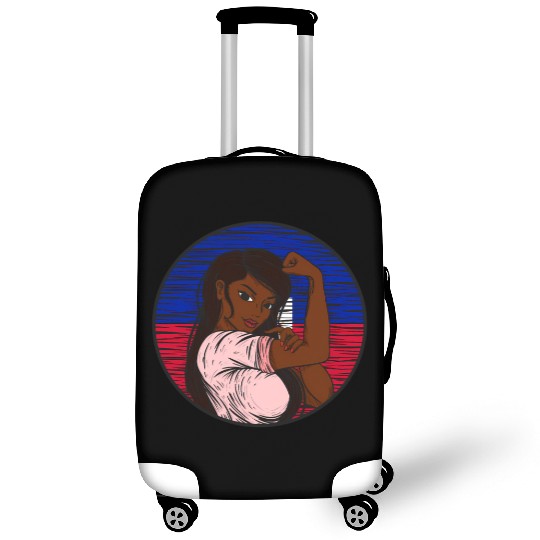 Patriotic Haitian Flag Haiti Proud Haitian Luggage Covers