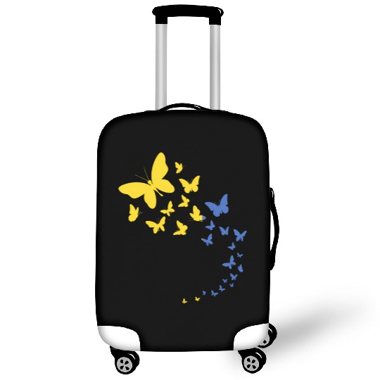 Ukraine Flag Ukrainian Butterfly Peace In Ukraine Luggage Covers