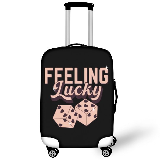Feeling Lucky Retro Valentine 1 Luggage Covers