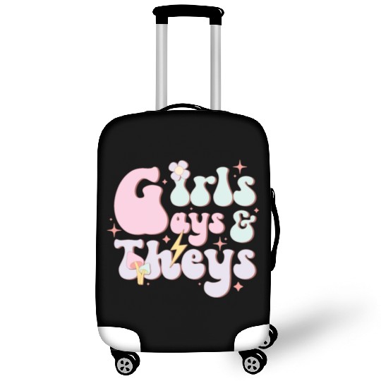 Girls Gays And Theys, LGBT Pride Month Luggage Covers