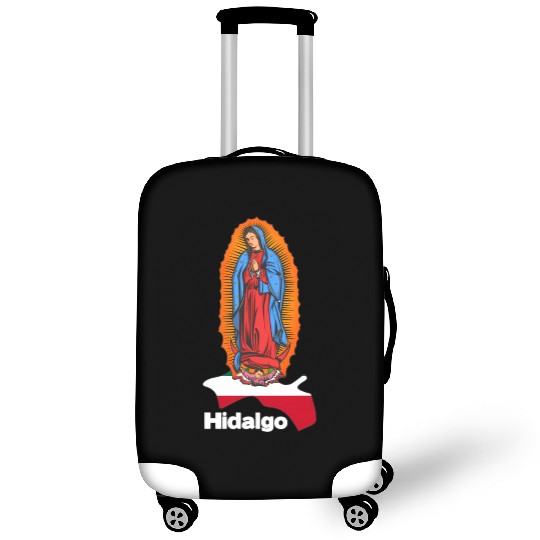 Virgen De Guadalupe With Hidalgo Mexico Luggage Covers