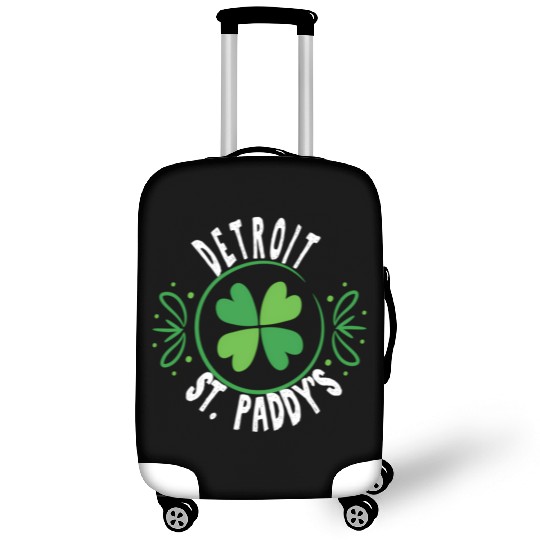 Detroit St PatricDay St Paddys 313 Area Code Luggage Covers