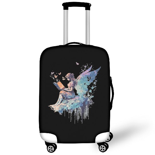 Cottagecore Fairy Reading Book Pastel Goth Waterco Luggage Covers