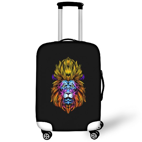 Horoscope lion head astrology as a star sign lion Luggage Covers