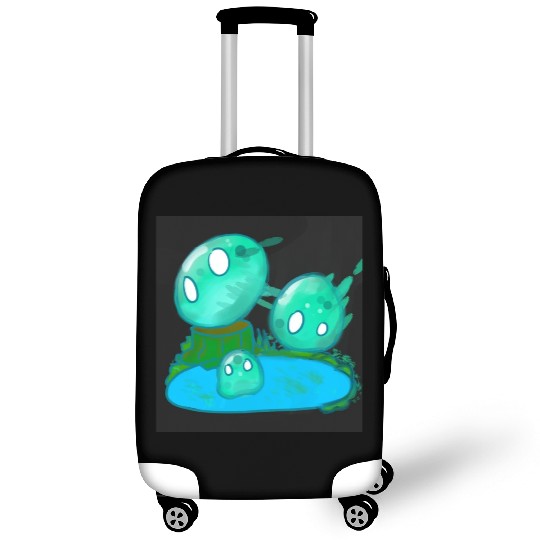 Swamp Slime Luggage Covers