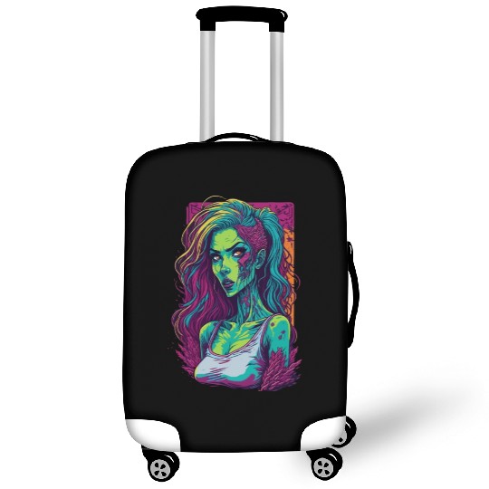 Zombie Girl Luggage Covers