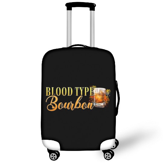 Blood Type Bourbon Cocktail Bartender Luggage Covers