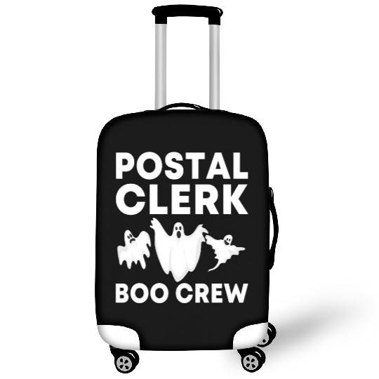 Funny Postal Clerk Boo Crew Spooky Halloween Luggage Covers