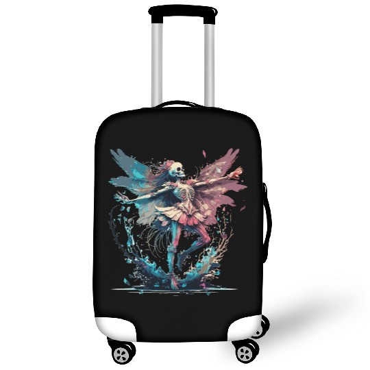 Watercolor Skeleton Fairy Gothic Fairycore Grunge Luggage Covers