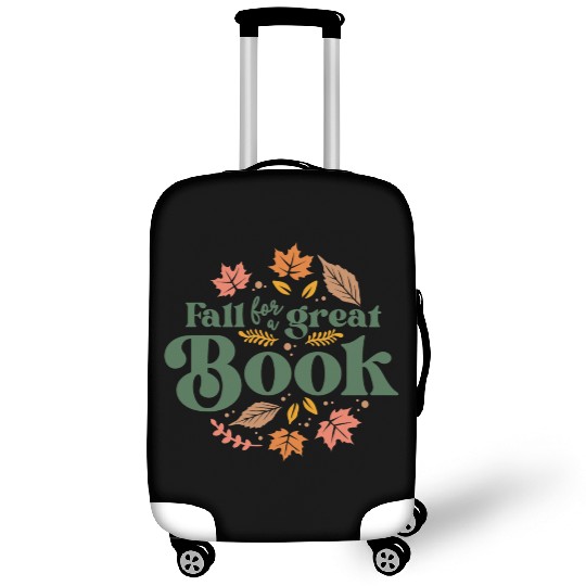 Fall For A Great Book Reading Librarian Autumn Luggage Covers