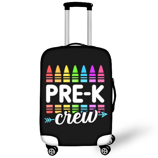 Pre-K Crew Teacher Team Squad Hello Back School Gr Luggage Covers