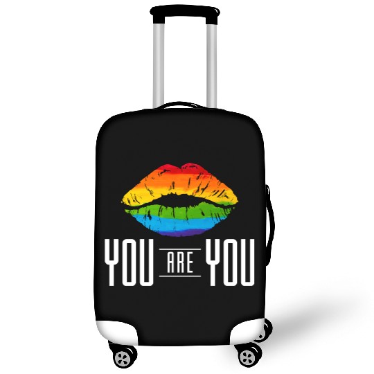 Gay Pride Kiss Rainbow Lgbt Gay Lesbian Gift Luggage Covers