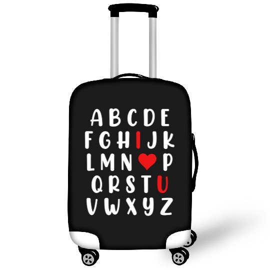 Abc Alphabet I Love You English Teacher Day Luggage Covers