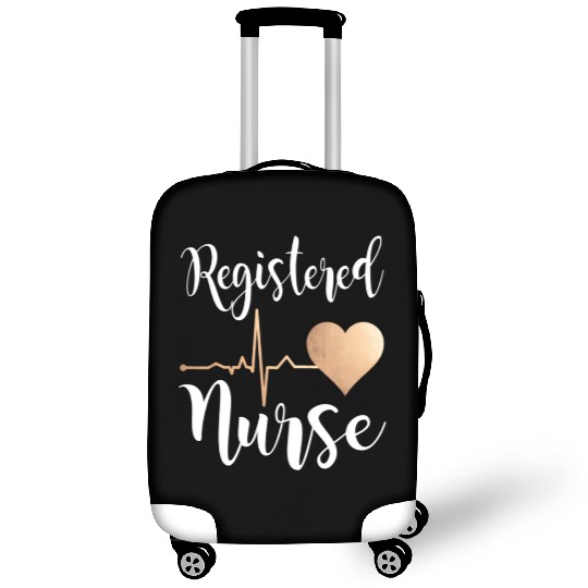 Registered Nurse Heart Rn Luggage Covers
