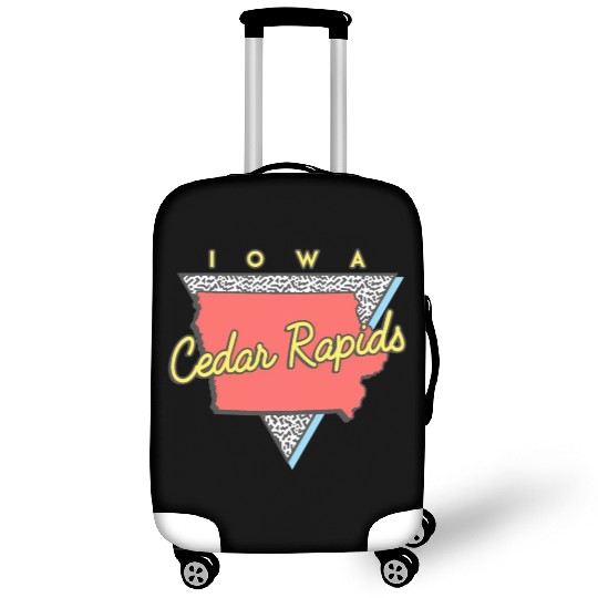 Cedar Rapids Iowa Triangle Ia City Luggage Covers