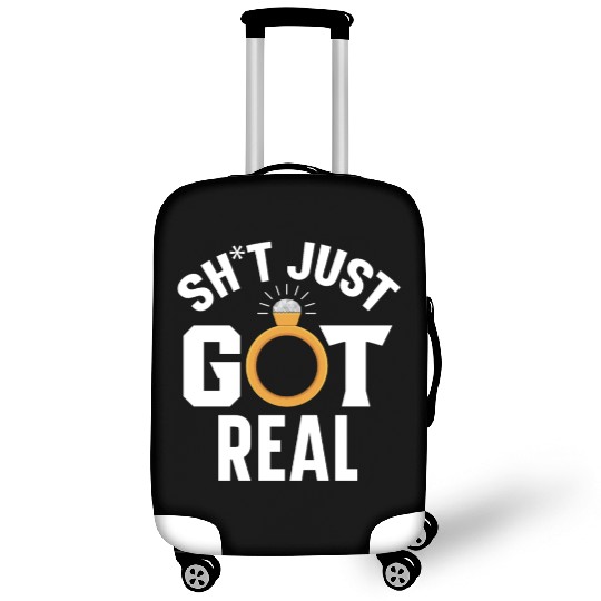 Bride And Groom Wedding Day Marriage Just Married Luggage Covers